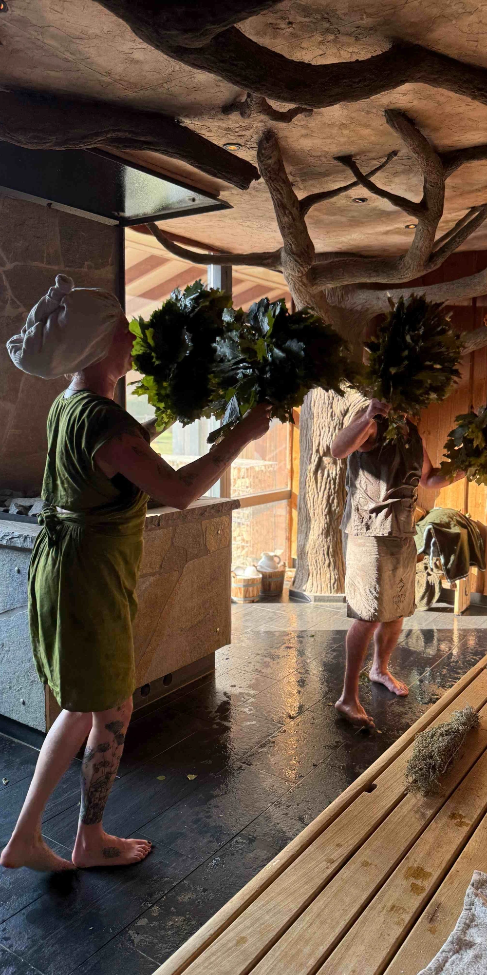 Thermen Bad Nieuweschans belevenis ritueel king of the forest (7)